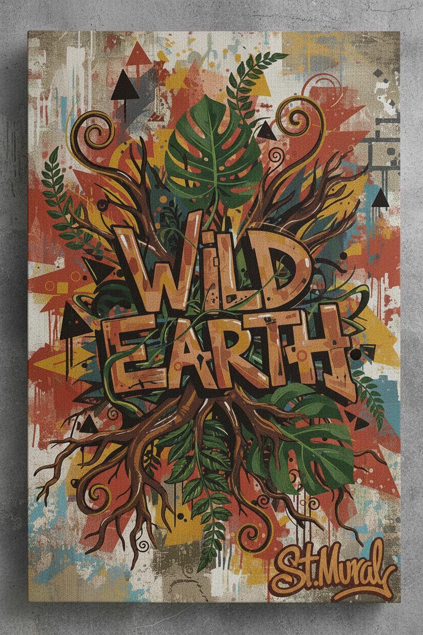 St. Mural Signed Canvas Art